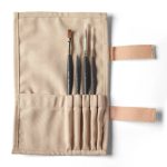 Set Pennelli Winsor & Newton - Confezione da 4 Pennelli Sintetici Professionali per Acquerello