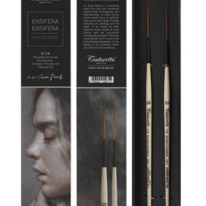 foto di Set 2 Pennelli Sintetici Ensifera Ensifera 6118 Tintoretto: Precisione e eleganza per i dettagli più fini