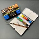 Sennelier Set Acquerelli Mezzi Godet – Edizione Limitata Barnaba Salvador