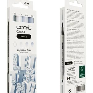 Set Pennarelli Copic – Light Cool Grey con Copic Multiliner - 1