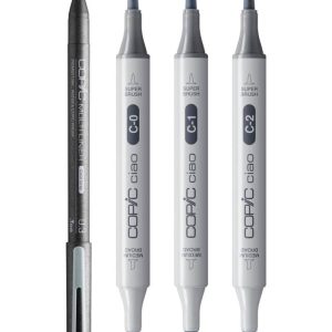 Set Pennarelli Copic – Light Cool Grey con Copic Multiliner - 3
