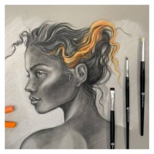 Borciani e Bonazzi Pennelli Professionali – Pastel Brushes Kit 3 per Dettagli - 3