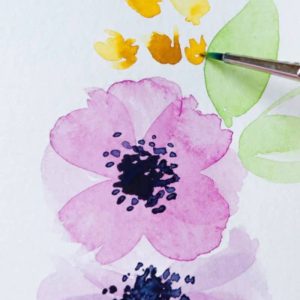 Set Royal Talens Floral Watercolor Art - 1