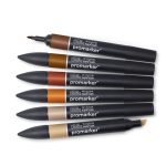 Set 6 Pennarelli Promarker Winsor & Newton Colori, Toni Carne 2