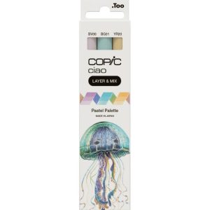 foto di Marker Copic Ciao Pastel Palette - Set di 3 Colori