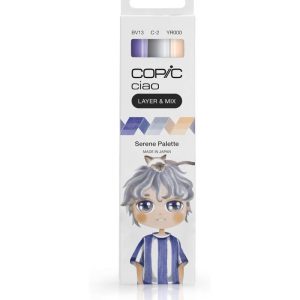 foto di Copic Ciao Set 3 Marker Serene Palette, colori armoniosi