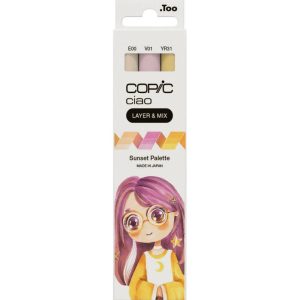 foto di Pennarelli Copic Ciao Set, Sunset Palette, 3 colori