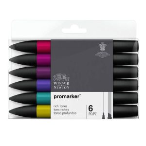 Set 6 Pennarelli Promarker Winsor & Newton, Toni Ricchi - 1