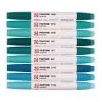 Set Royal Talens Pantone Marker, 9 Tonalità Blu Verde