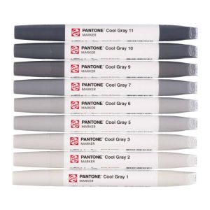 foto di Set Royal Talens Pantone Marker, 9 Tonalità Grigio Freddo