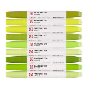 foto di Set Royal Talens Pantone Marker, 9 Tonalità Verde Giallo