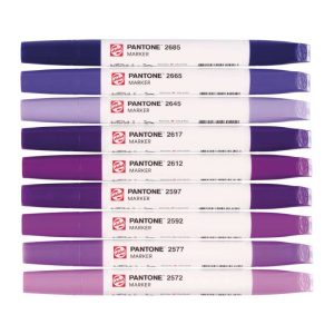 foto di Set Royal Talens Pantone Marker, 9 Tonalità Viola