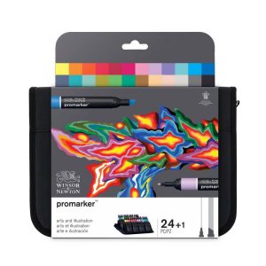 Set 24 Pennarelli ProMarker Winsor & Newton – Art & Illustration - 6