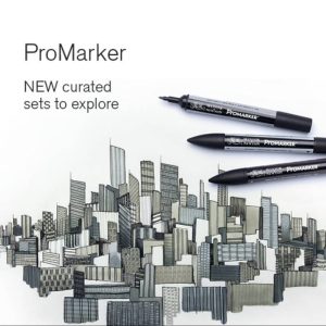 Set 24 Pennarelli ProMarker Winsor & Newton – Toni di Grigio - 5