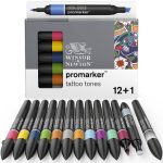 Set 12 Pennarelli Promarker Winsor & Newton - Toni Tattoo
