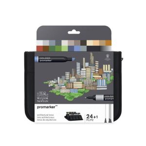 Set 24 Pennarelli ProMarker Winsor & Newton – Edizione Architettura - 2