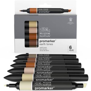 Set 6 Pennarelli Promarker Winsor & Newton – Toni Terra - 2