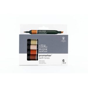 Set 6 Pennarelli Promarker Winsor & Newton – Toni Terra - 4