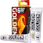 SET COLORI ACRILICI GOLDEN Heavy Body – Introductory Set 6 Tubetti