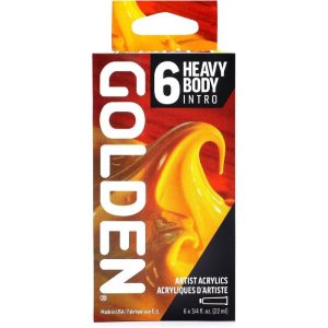 SET COLORI ACRILICI GOLDEN Heavy Body – Introductory Set 6 Tubetti - 3