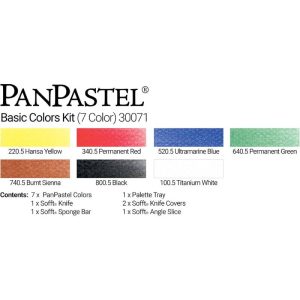 Set PanPastel 7 Tonalità Base + Tavolozza e Accessori - 2