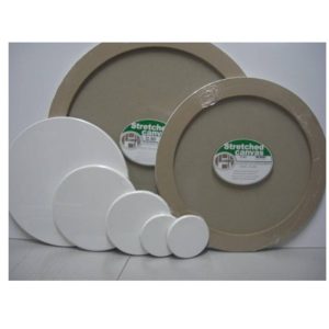 Telaio Telato Tondo Pieraccini con Tela Cotone a Grana Fine - 2