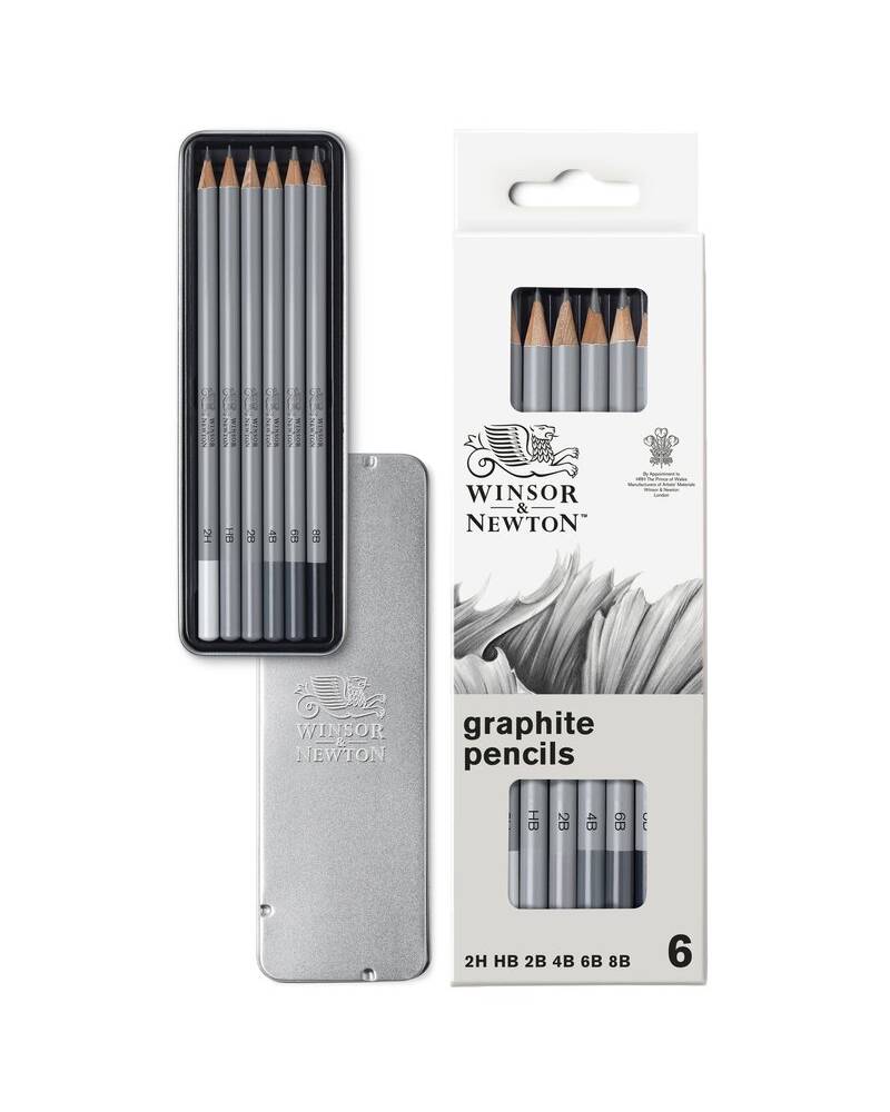 Winsor & Newton Astuccio con Matite in Grafite - 4