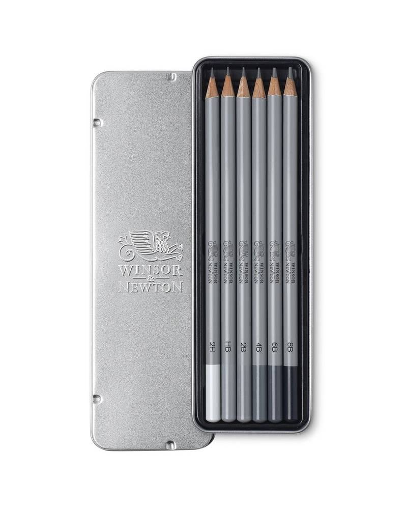 foto di Winsor & Newton Astuccio con Matite in Grafite