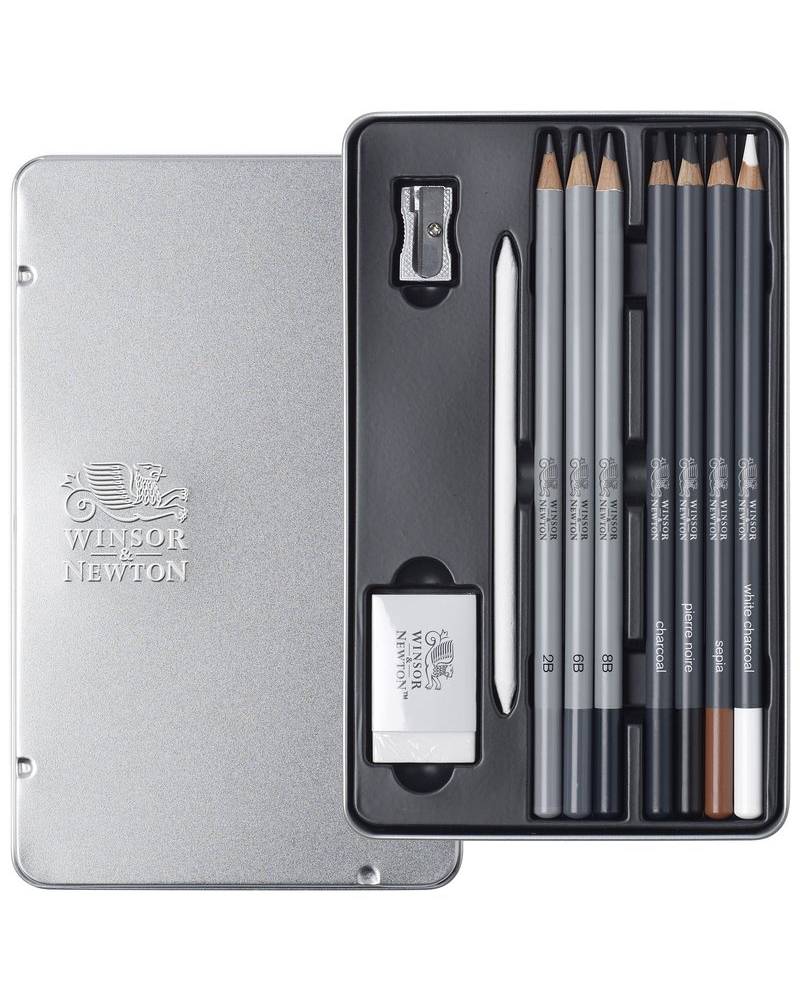foto di Winsor & Newton Set da Disegno - Sketching Completo con Matite e Accessori