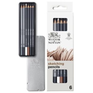 Winsor & Newton Set Matite da Schizzo 