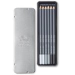 Set 6 Matite Carboncino Winsor & Newton Astuccio con Matite
