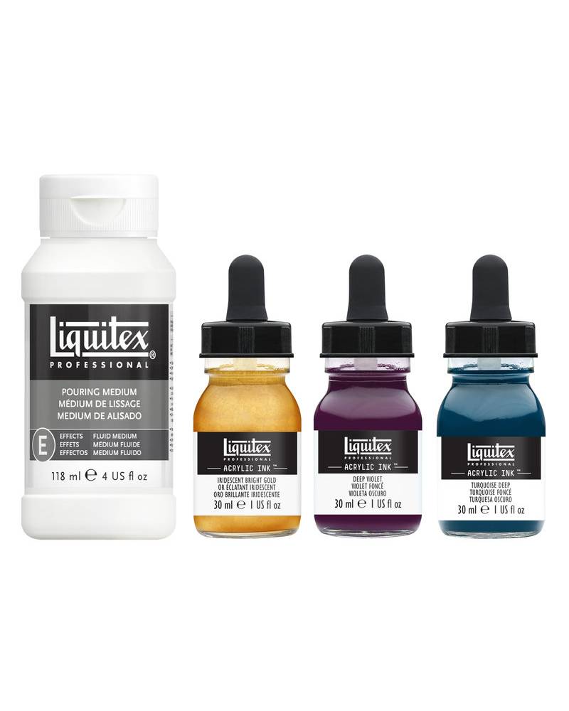 foto di Set Inchiostro Acrilico Liquitex – Deep Colours Pouring Technique 30ml