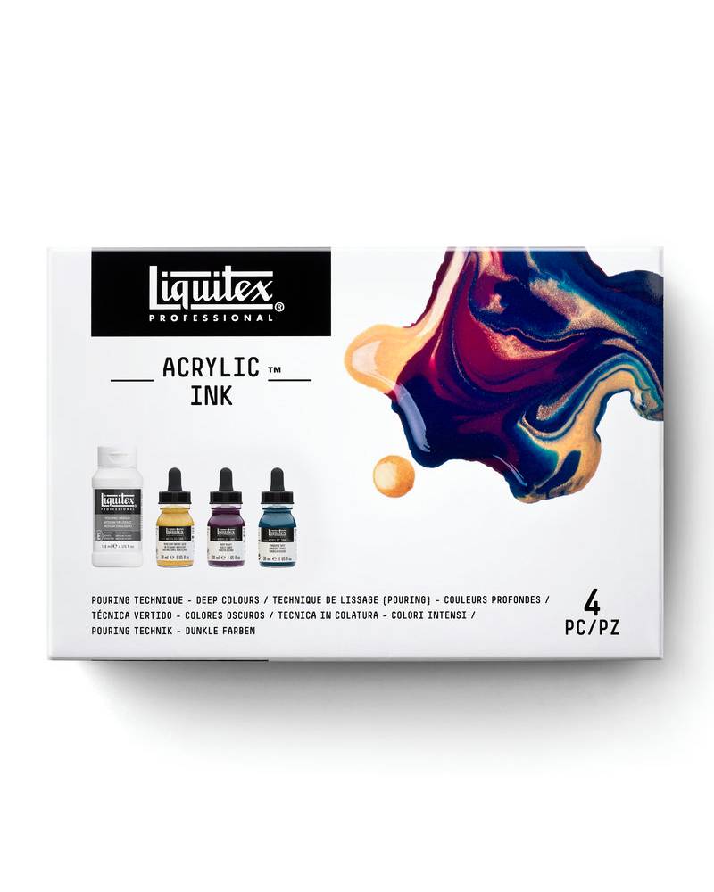 Set Inchiostro Acrilico Liquitex – Deep Colours Pouring Technique 30ml - 2