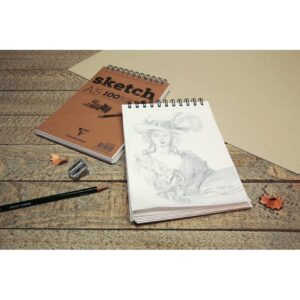 Blocco di carta Sketch 90g Clairefontaine – fogli microperforati A5 – Avorio - 4