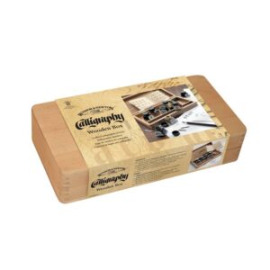 Winsor & Newton Set Calligrafia – Scatola di legno per calligrafia - 1
