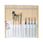 Porta Pennelli in Bambù CWR 36 x 36 cm – Praticità naturale per artisti organizzati