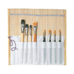 foto di Porta Pennelli in Bambù CWR 36 x 36 cm – Praticità naturale per artisti organizzati
