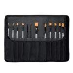 Portapennelli Nero + 12 Pennelli – Kit completo - Borciani e Bonazzi