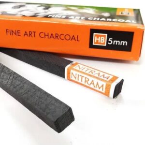 Scatola 5 Carboncini Medi HB Nitram 5 mm - 1