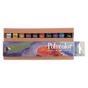 Foto di Colori acrilici vinilici Maimeri Polycolor – Set 10 tubetti da 20 ml