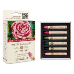 Set Pastelli ad Olio Sennelier – 6 colori floreali selezionati
