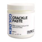 Golden Crackle Paste, Pasta Acrilica per Effetto Screpolante