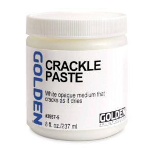 FOTO DI Golden Crackle Paste, Pasta Acrilica per Effetto Screpolante