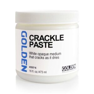 Golden Crackle Paste, Pasta Acrilica per Effetto Screpolante – 473 ml