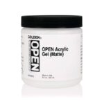 Golden OPEN Gel Acrilico Opaco 237 ml – Medium Opaco per Pittura Artistica