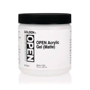 foto di Golden OPEN Gel Acrilico Opaco 237 ml – Medium Opaco per Pittura Artistica