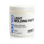 Golden Light Molding Paste – Pasta Modellante Leggera per Texture Acriliche