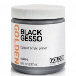 Golden Black Gesso, Gesso Nero Acrilico Professionale