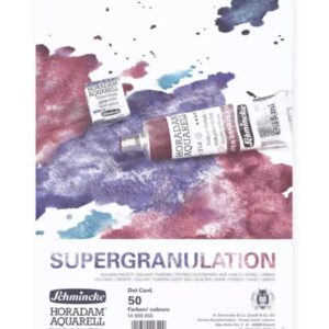 foto di Dot Card Acquerelli Super Granulati Horadam Schmincke – 50 Colori