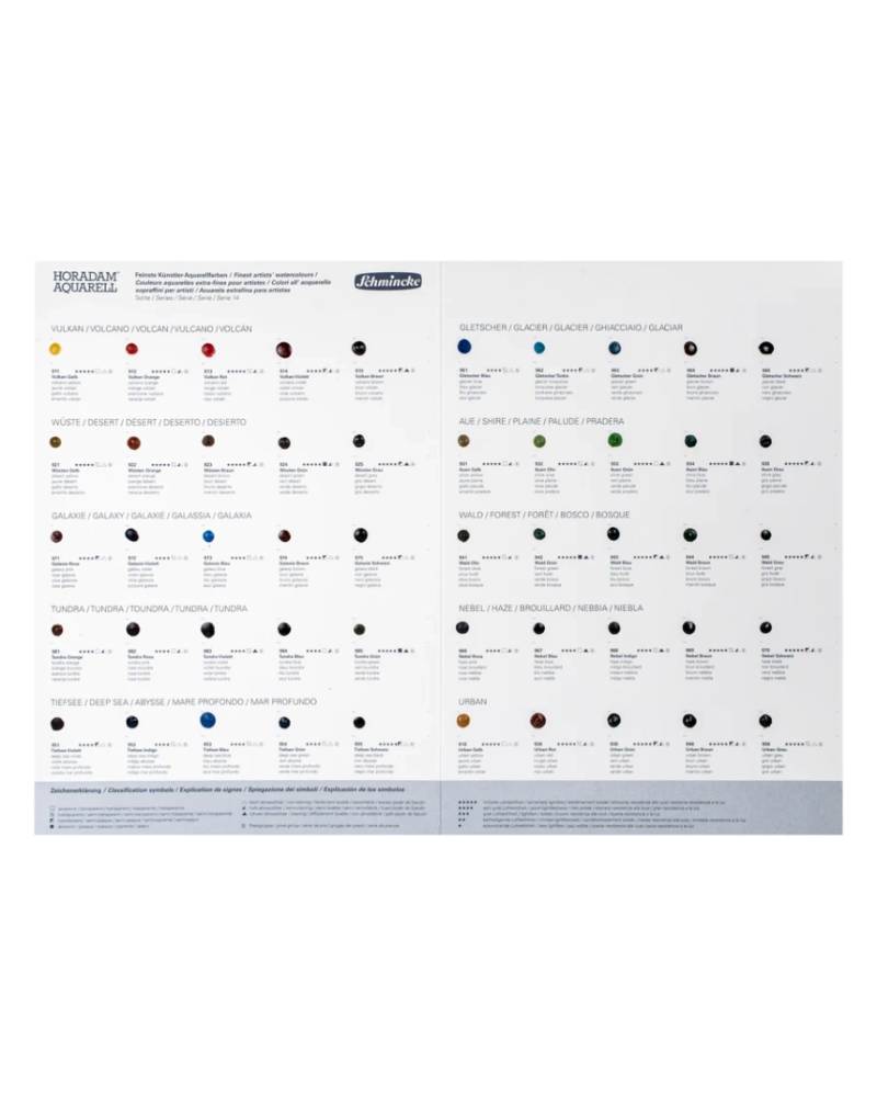 Dot Card Acquerelli Super Granulati Horadam Schmincke – 50 Colori - 3